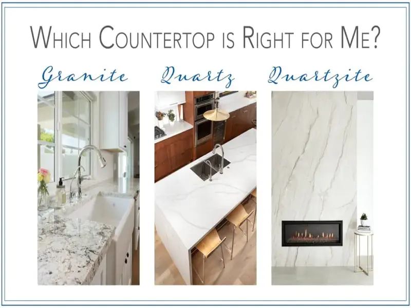 Granite Vs. Quartzite Vs. Quartz