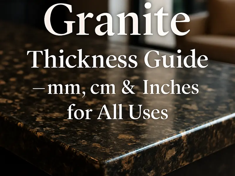granite thickness guide
