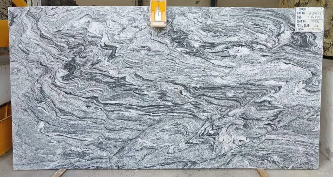 viscount white granite verticle gangsaw size slab