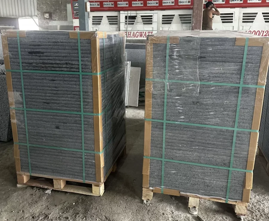 Granite pallet box packing