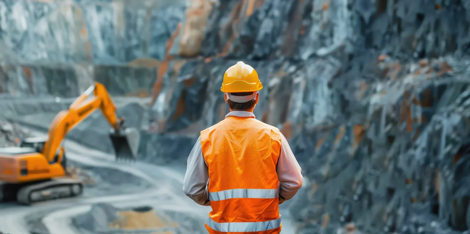 Finished granite countertop surface after processing
