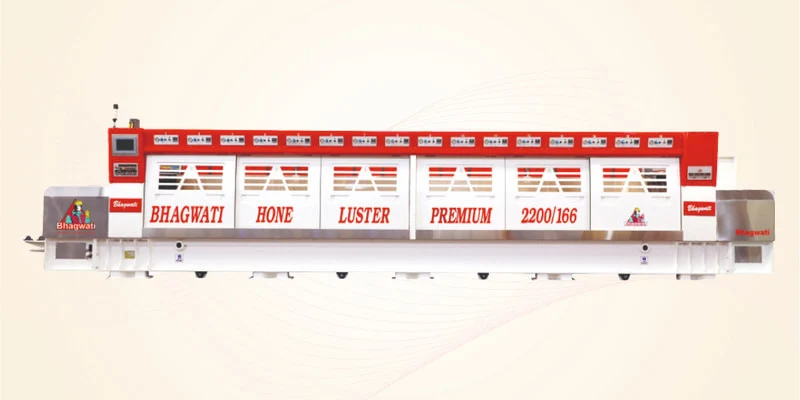 Granite line polishing machine at Stone Galleria